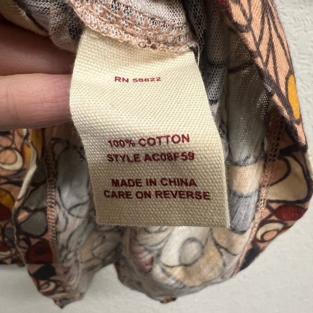 Chelsea & Violet Multicolor Patterned Cotton Knit… - image 5